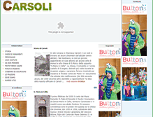 Tablet Screenshot of carsoli.terremarsicane.it
