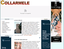 Tablet Screenshot of collarmele.terremarsicane.it