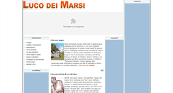Desktop Screenshot of lucodeimarsi.terremarsicane.it