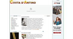 Desktop Screenshot of civitadantino.terremarsicane.it